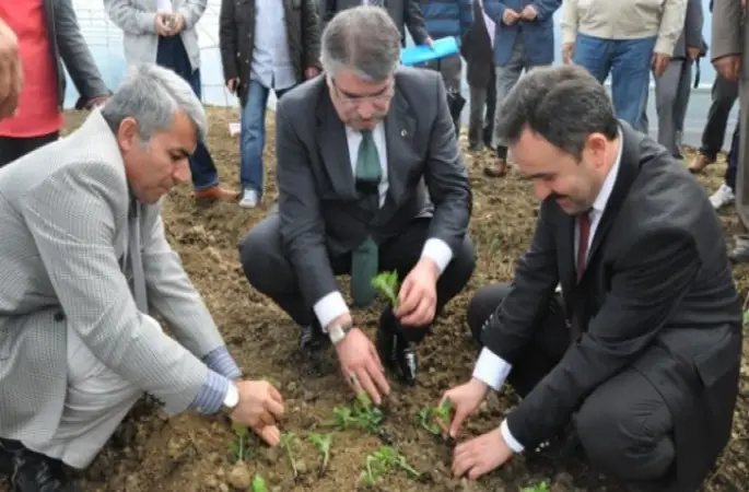 Şahin Elleriyle Çiçek Dikti