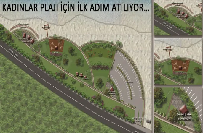 KADINLAR PLAJI İÇİN İLK ADIM ATILIYOR