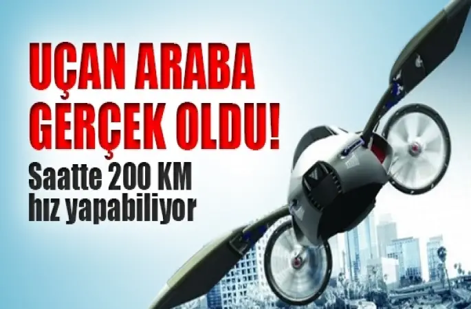Uçan araba gerçek oldu!