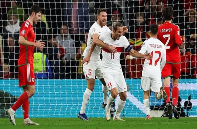 A Milli Takım'ımız Euro 2024'e Lider Gidiyor! Galler 1-1 Türkiye Maç Özeti ve Golleri