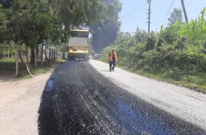 Orduda 4 İlçe Asfaltı Birleşti