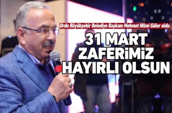 SEÇİMİN GALİBİ HİLMİ GÜLER OLDU