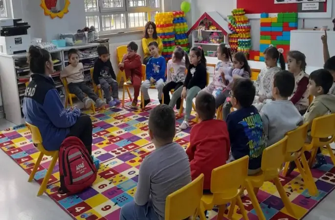 AFAD Ordu'dan Miniklere Afet Bilinci