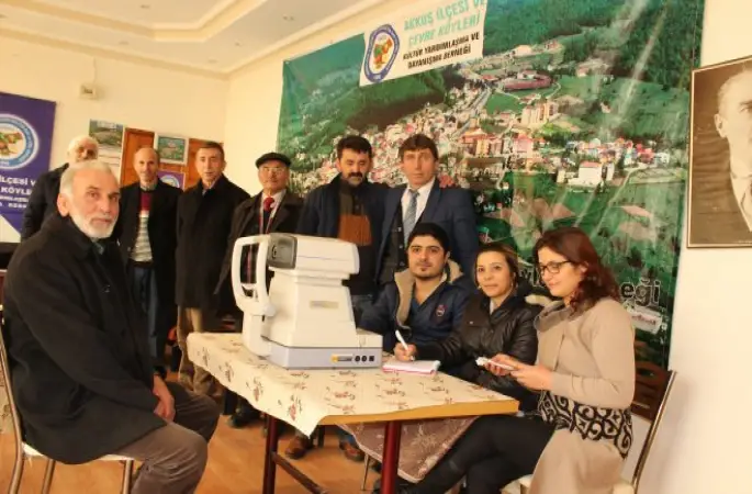 AKKUŞLULARDAN ÜYELERE ÜCRETSİZ  GÖZ TARAMASI