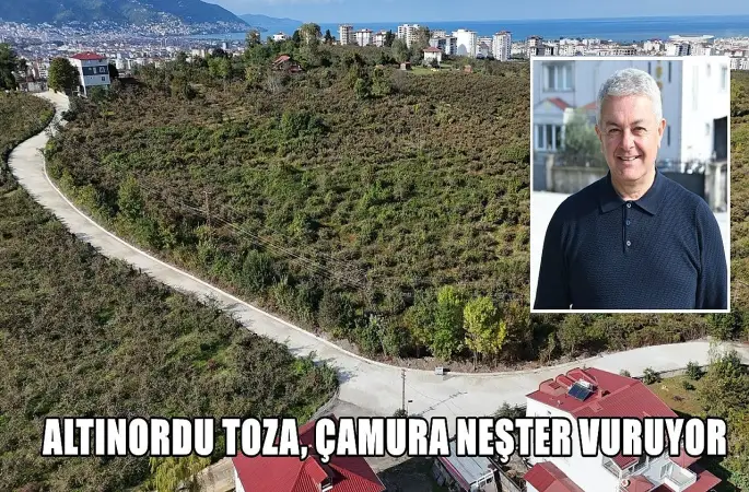 Altınordu Belediyesi Karapınar'ın Yıllardır Çözüm Bekleyen Yolunu Beton Yaptı