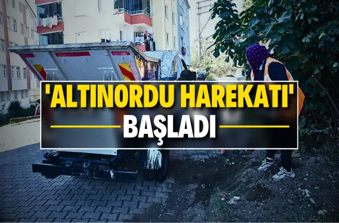 'Altınordu Harekatı' Başladı