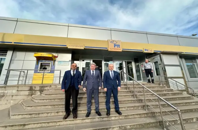 Altınordu Kaymakamı Erkan Karahan’dan PTT Müdürlüğüne Ziyaret