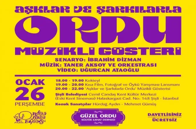 Aşklarla ve Şarkılarla Ordu