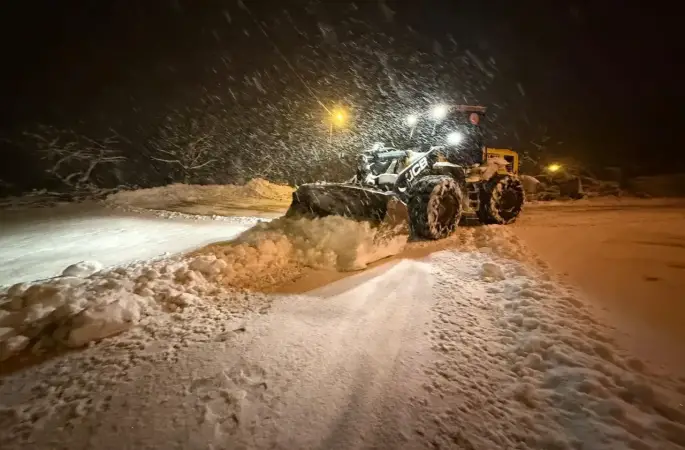 Aybastı Belediyesi 7/24 Karla Mücadelede