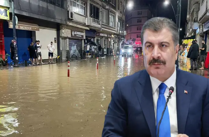 Bakan Koca Duyurdu! Ordu'daki Sel Felaketinde 1 Kişi Kayıp