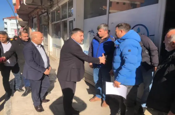 Başkan Türkcan’dan Esnaf ve Vatandaşlara Ziyaret