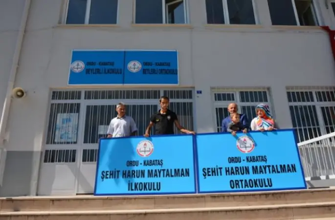 Beylerlide Şehidin ismi okulunda yaşatılacak