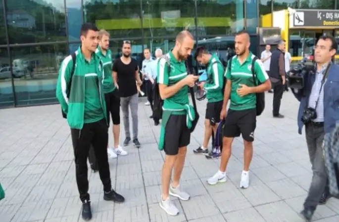 Bursaspor Kafilesi Ordu'ya Hareket Etti