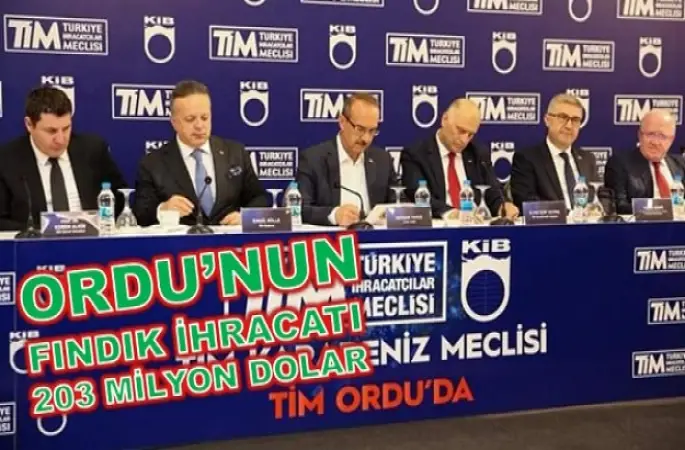 KARADENİZ'İ FINDIK TİCARETİNİN MERKEZİ YAPALIM