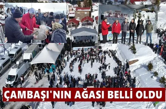 Çambaşı Yaylası’nda Kış Ağalığı Gökmen Türkmen’in Oldu