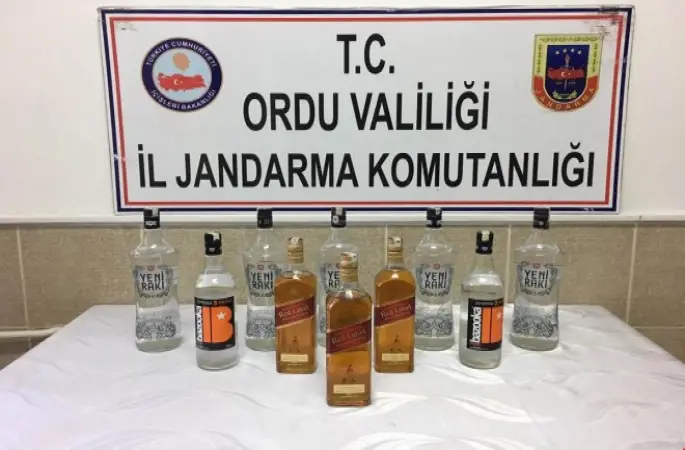 Sahte Alkol Ele Geçirildi