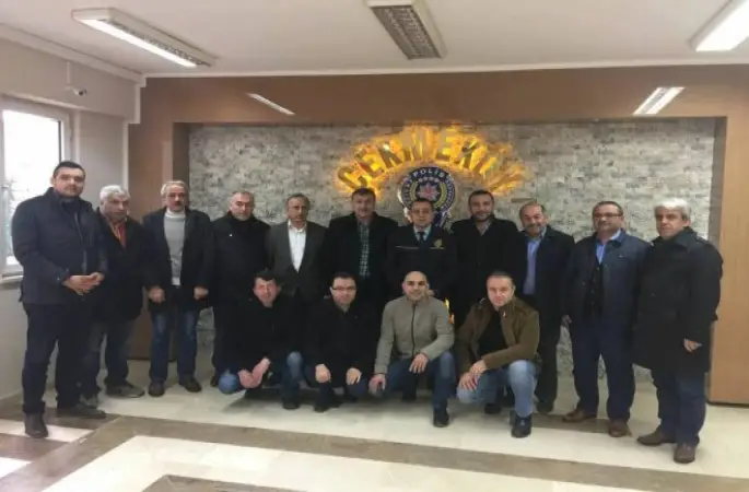 Çekmeköy Ordulular Derneğinden Emniyete Taziye Ziyareti