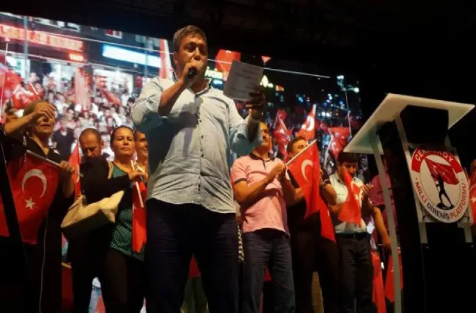 Çekmeköylü muhtarlardan Darbe tepkisi 