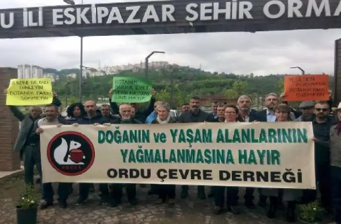 Çevrecilerden Botanik Parkına Hastane Yapılması Kararına Tepki