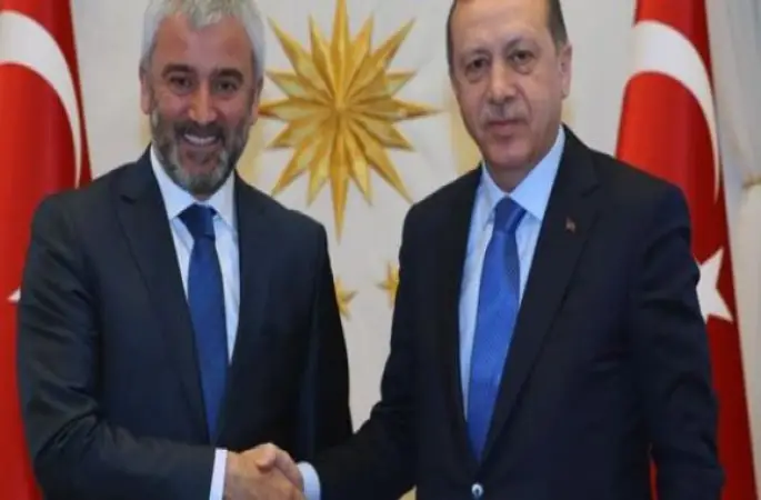 CUMHURBAŞKANI ERDOĞAN, BAŞKAN ENVER YILMAZ’I MAKAMINDA KABUL ETTİ