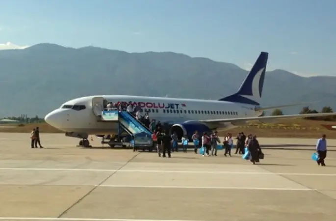 Denize Havaalanı 800 Bin Yolcuya Ulaştı