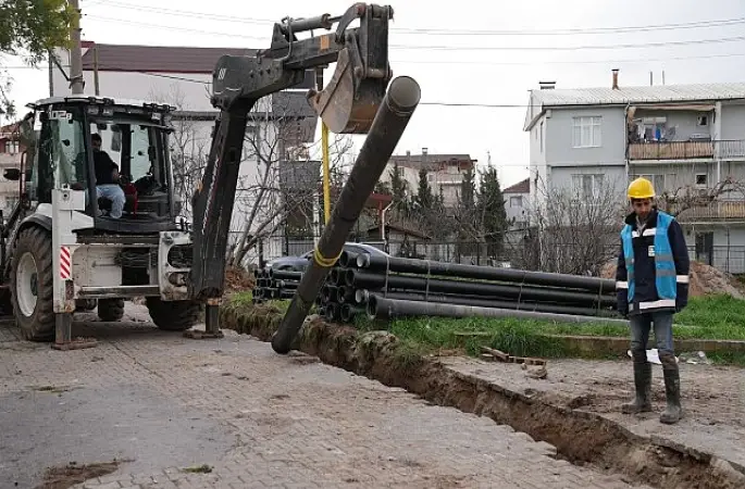 Derince'de Altyapı Çalışmaları Tüm Hızıyla Sürüyor