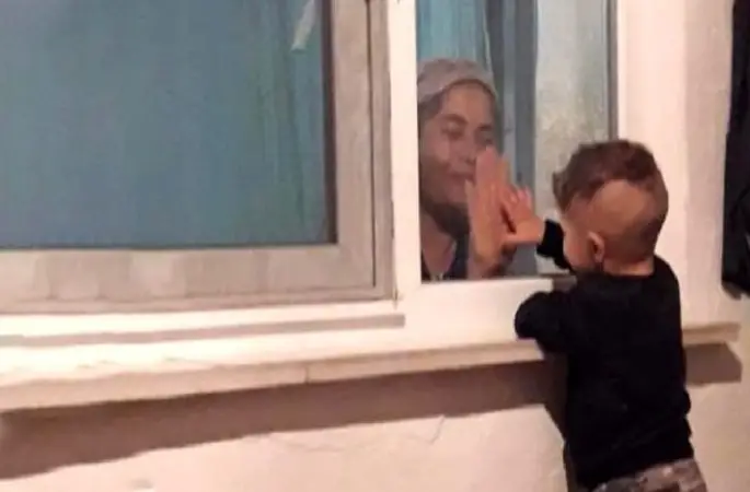 Minik Ali'nin karantinadaki babaanne hasreti