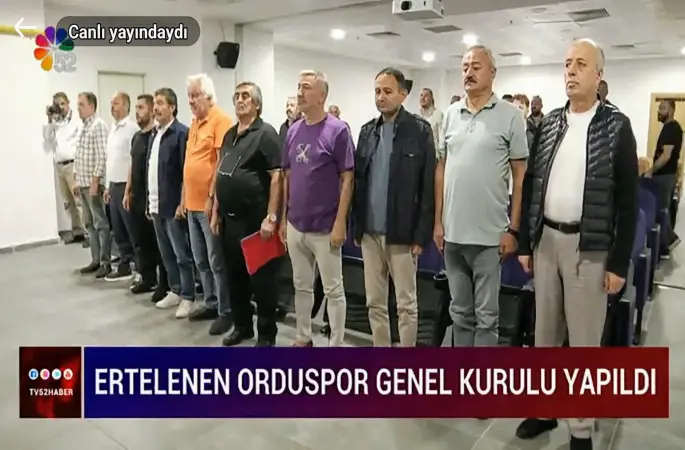 Efsane Orduspor'un Genel Kurulu Tamamlandı: Yeni Yönetim Görevde