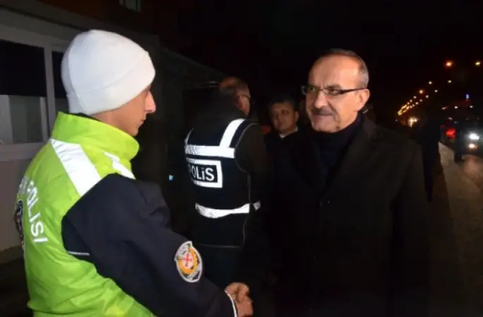 Vali Yavuz'dan Yeni Yıl Denetimleri