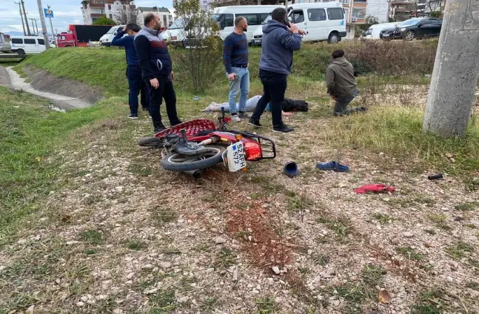 Fatsa'da Motosiklet Kazası: 1 Yaralı