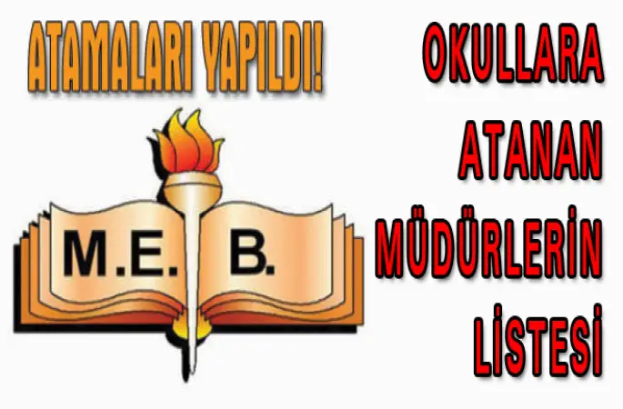 Orduda 138  Okula Müdür Atamaları Yapıldı