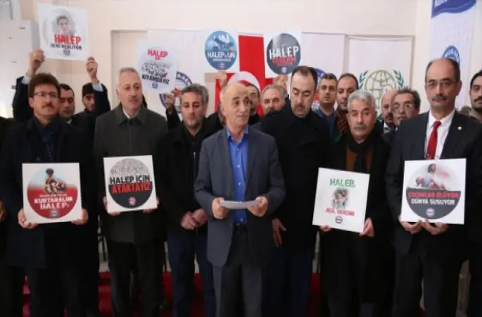 Halep'te Sivillere Yönelik Saldırılara Tepki