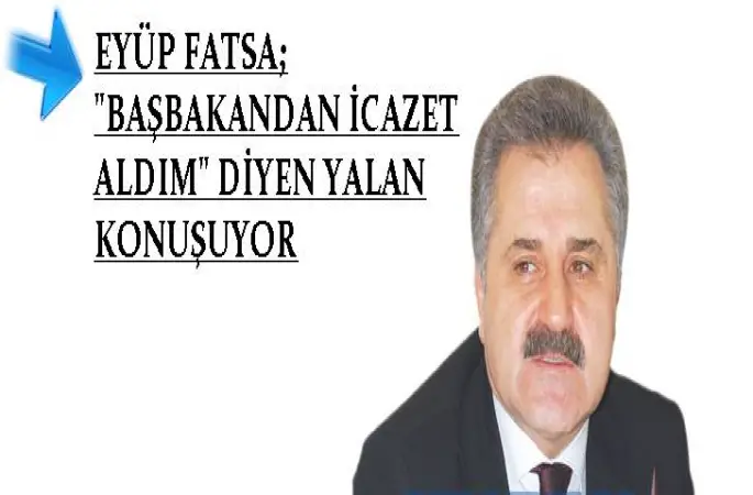 Fatsa: Başbakan Kimseye İcazet Vermez