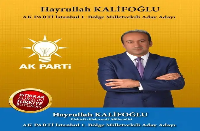 Akparti 1.Bölge M.V. a.adayı Hayrullah KALİFOĞLU