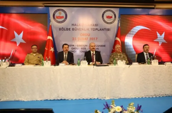 İçişleri Bakanı Süleyman Soylu Ordu'da