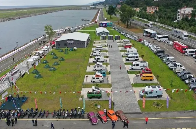 Karadeniz Bölgesi'nde Karavan ve Motor Tutkunlarının Adresi Ordu