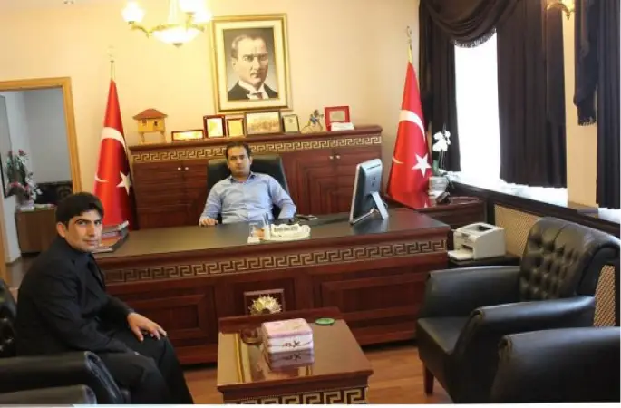 Mustafa VARICI veda ziyaretlerinde