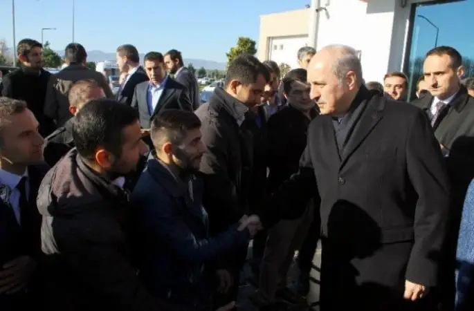 Numan Kurtulmuş Samsun'dan Ordu'ya Gitti