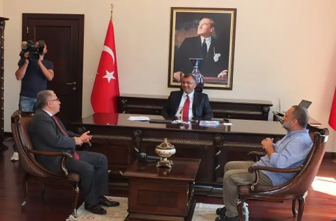 Orduspor yönetimi valiyi ziyaret etti