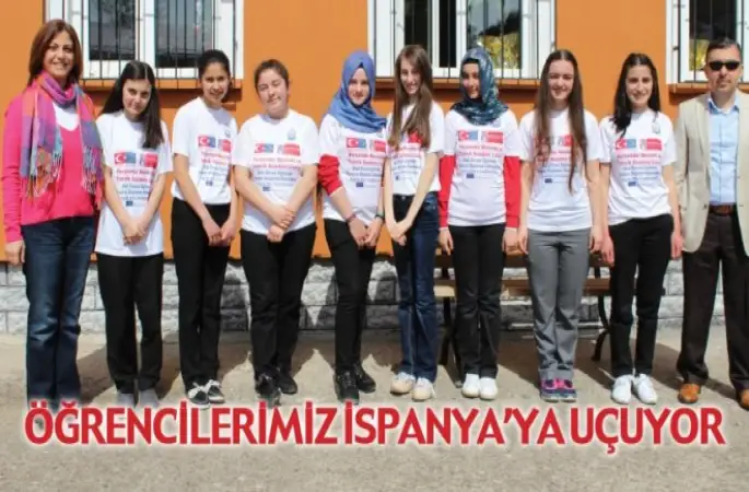 ÖĞRENCİLERİMİZ İSPANYA’YA UÇUYOR 