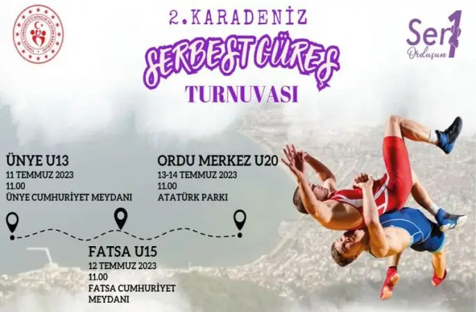 Ordu 2.Karadeniz Serbest Güreş Turnuvasına Hazırlanıyor