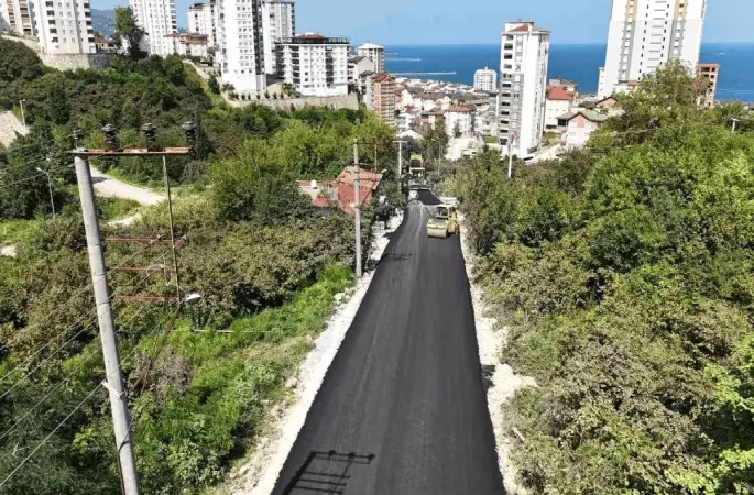 Ordu Büyükşehir Belediyesi'nden Fatsa'ya Büyük Yol Yatırımı
