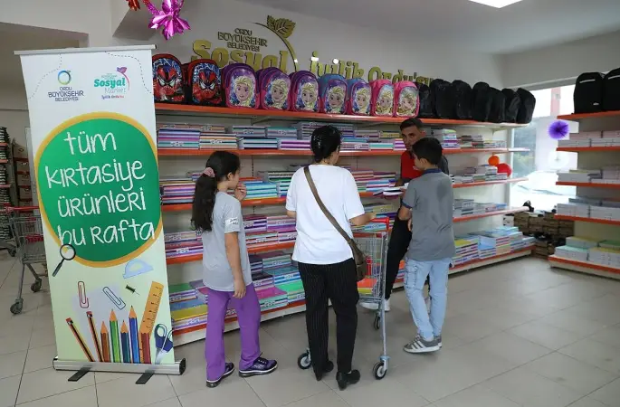 Ordu Büyükşehir'den Öğrencilere Kırtasiye Yardımı