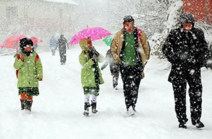 Ordu' da eğitime kar engeli...