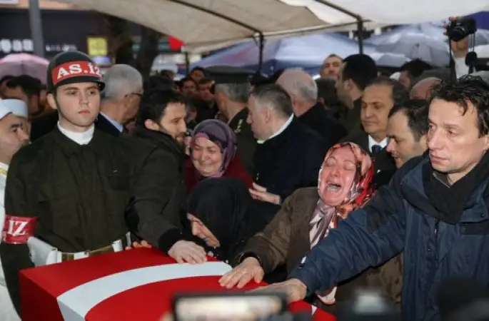 Ordu şehidini gözyaşlarıyla uğurladı