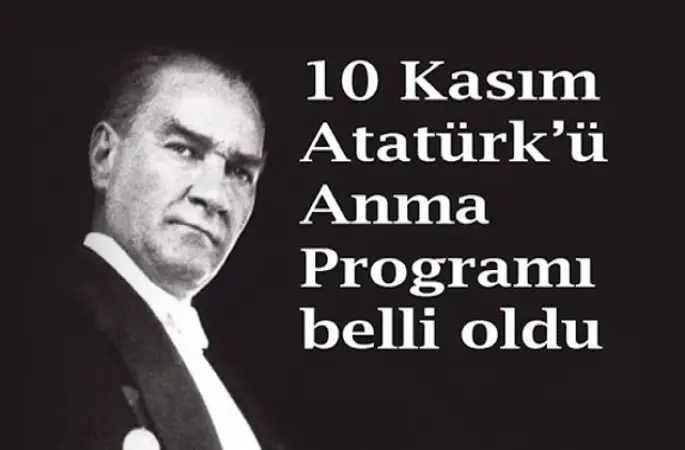 Ordu'da 10 Kasım Atatürk'ü Anma Programı Belli Oldu
