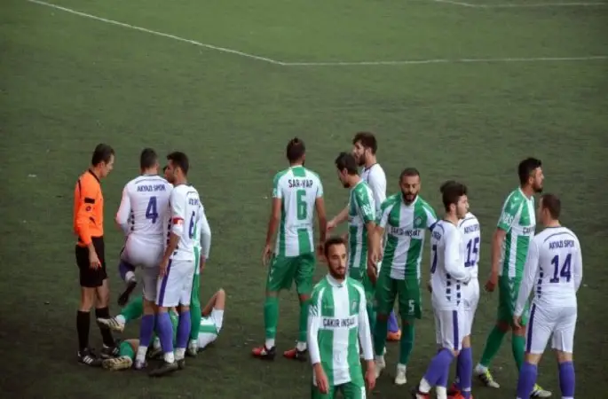 Ordu'da Amatör Maçta Kavga