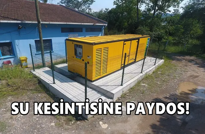 Ordu'da elektrik kesilse de sular kesilmeyecek!