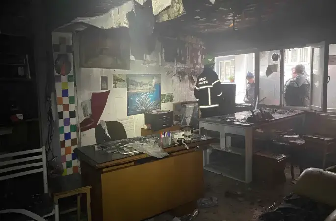 Ordu'da İşyerinde Çıkan Yangın Korkuttu