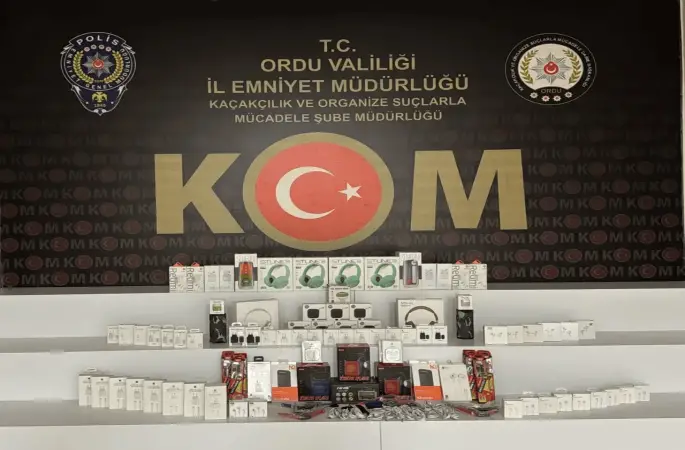 Ordu'da Kaçakçılık Operasyonu: 165 Parça Kaçak Ürün Ele Geçirildi